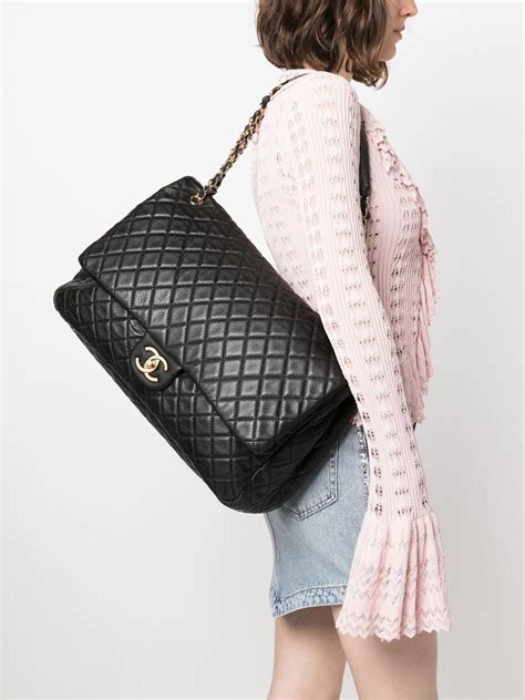 chanel mesh flap bag|Chanel flap bag jumbo.